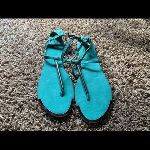 Teal 385 Fifth sandals